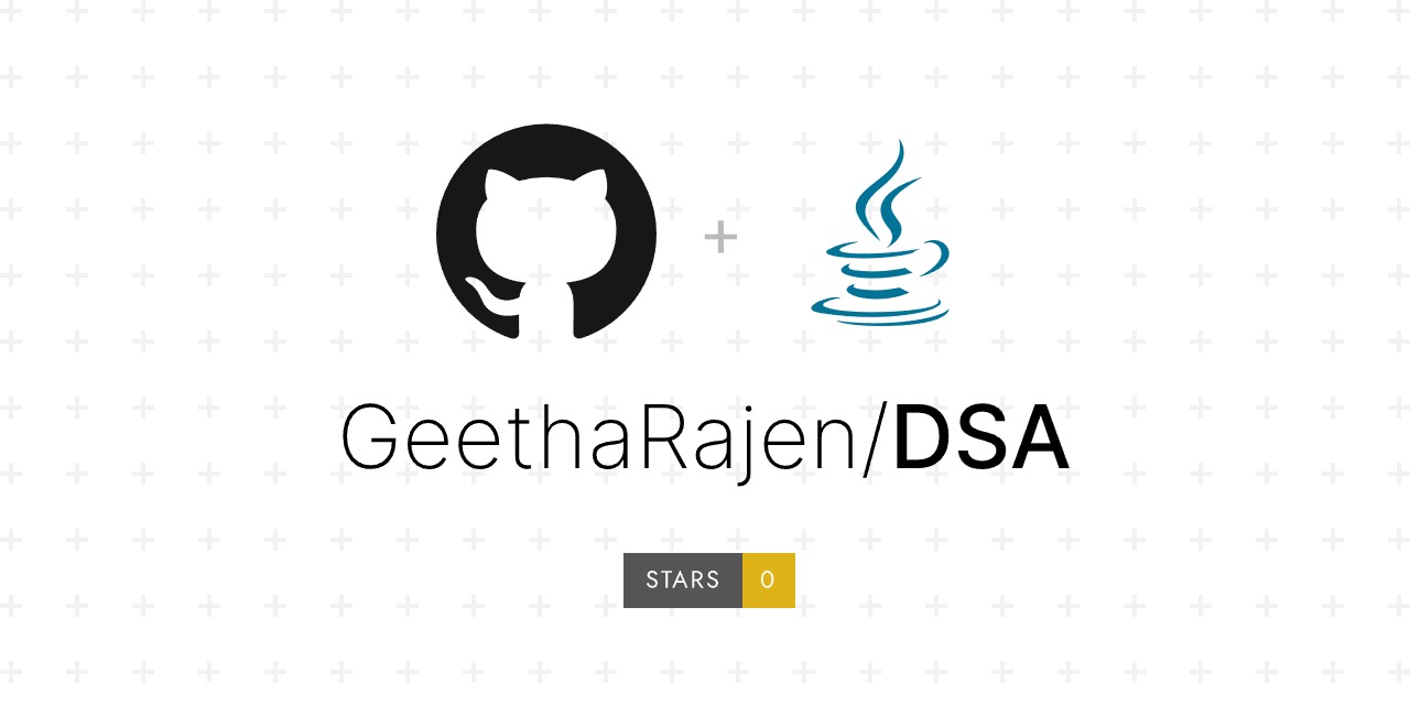 GitHub - GeethaRajen/DSA: DS Problem solving and Algorithms · GitHub