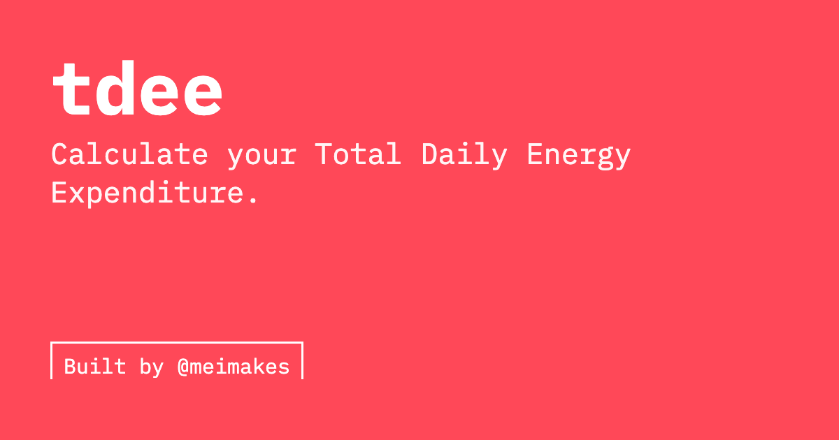 tdee