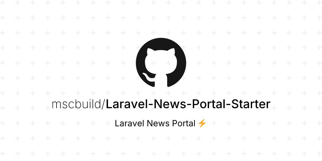 Laravel-News-Portal-Starter