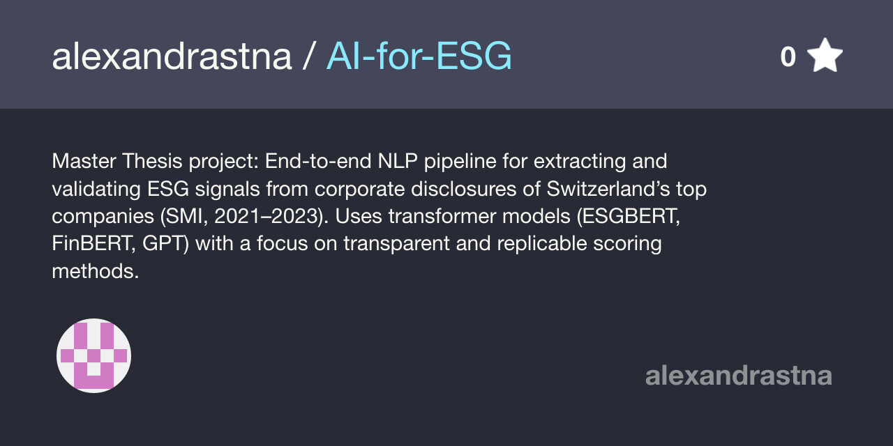 AI-for-ESG