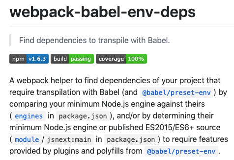 AndersDJohnson/webpack-babel-env-deps