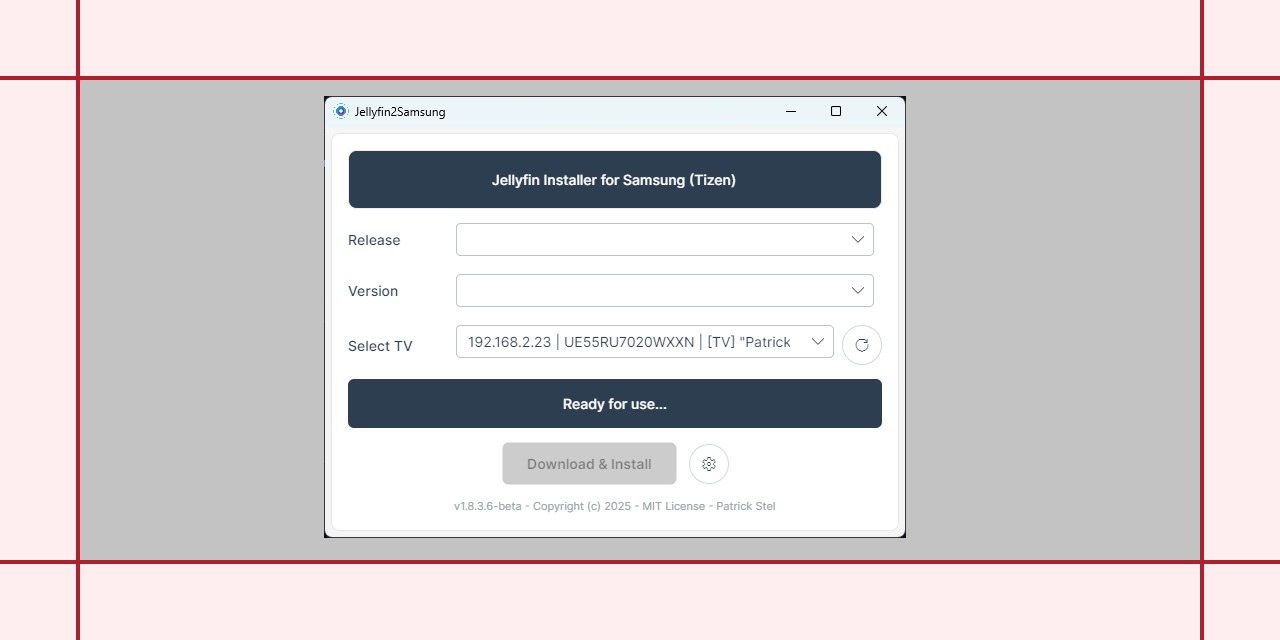 Samsung-Jellyfin-Installer