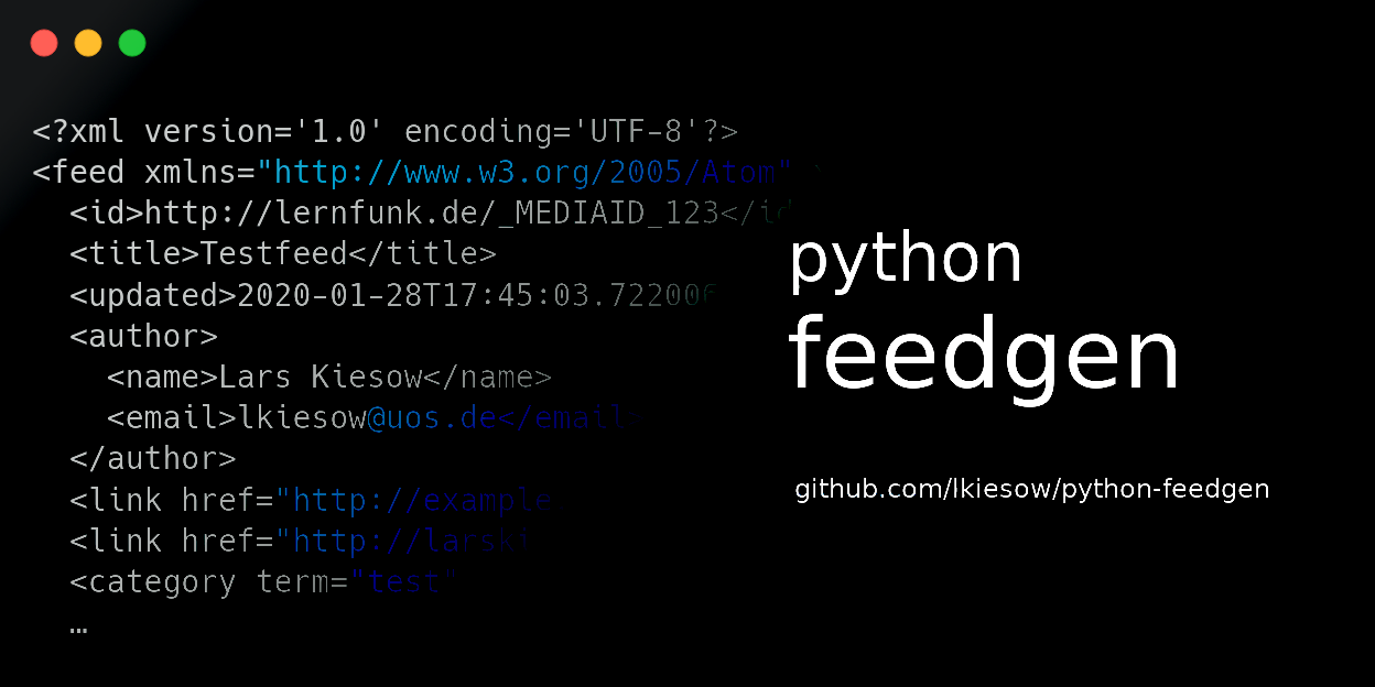 python-feedgen