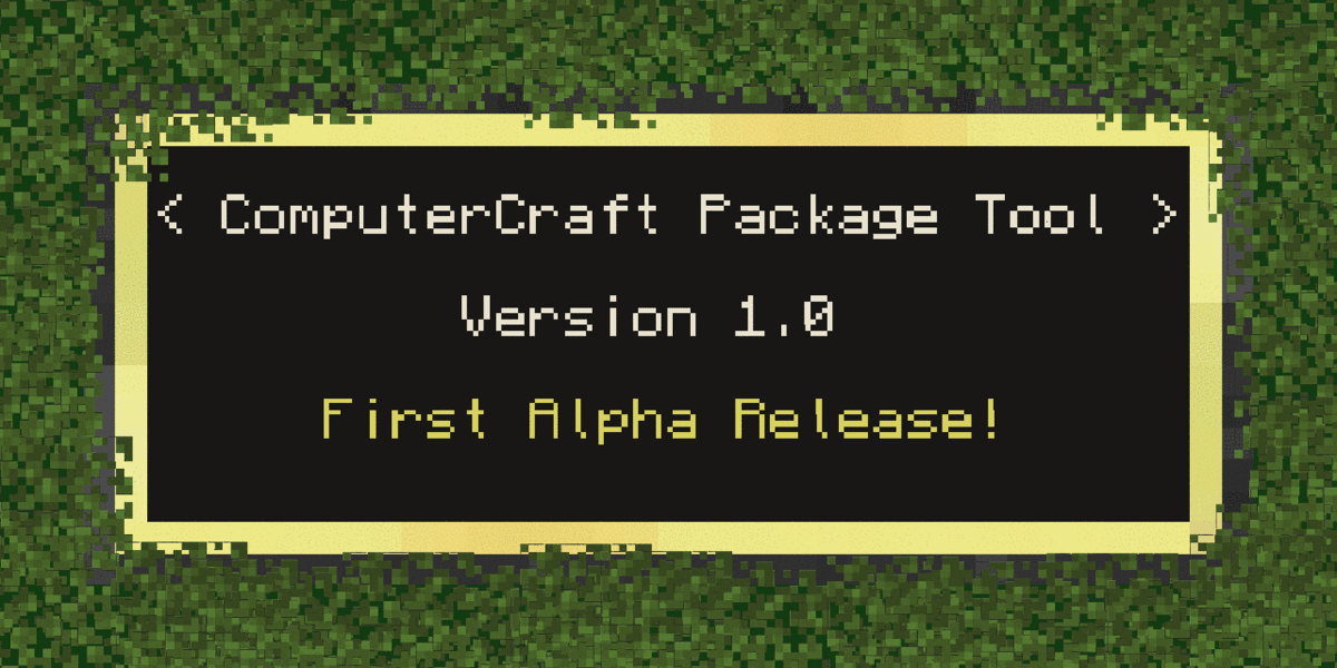 GitHub - computercraft-package-tool/ccpt: Package Tool for ...