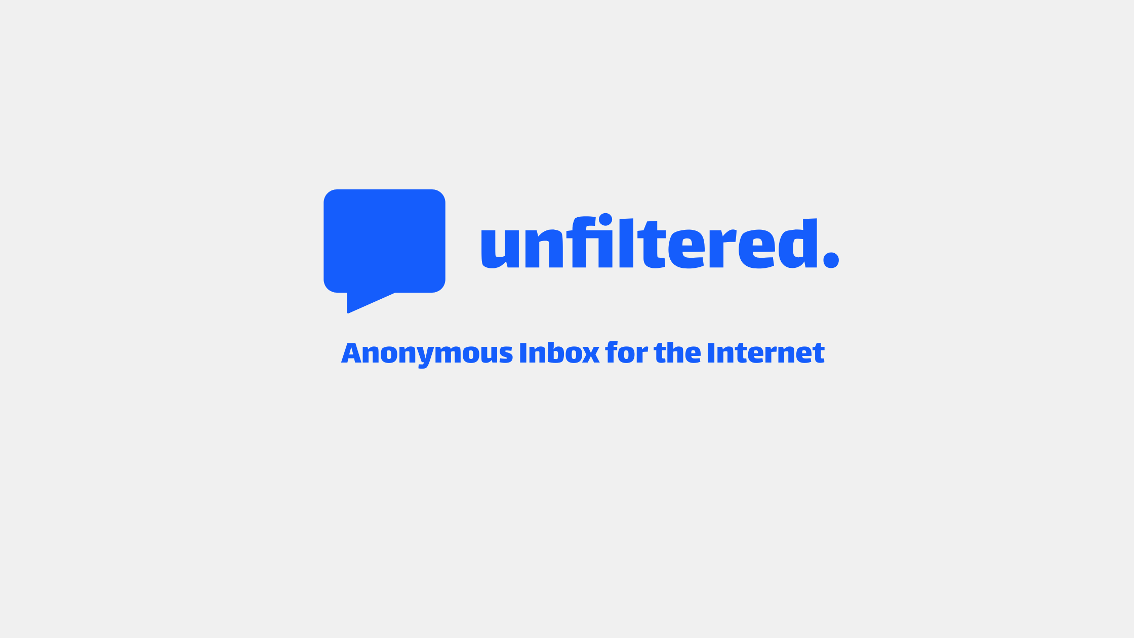 unfiltered