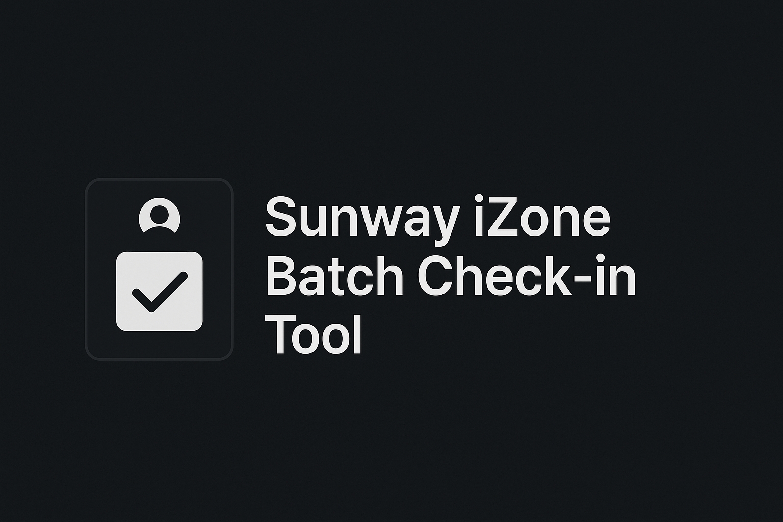 Sunway-iCheckin