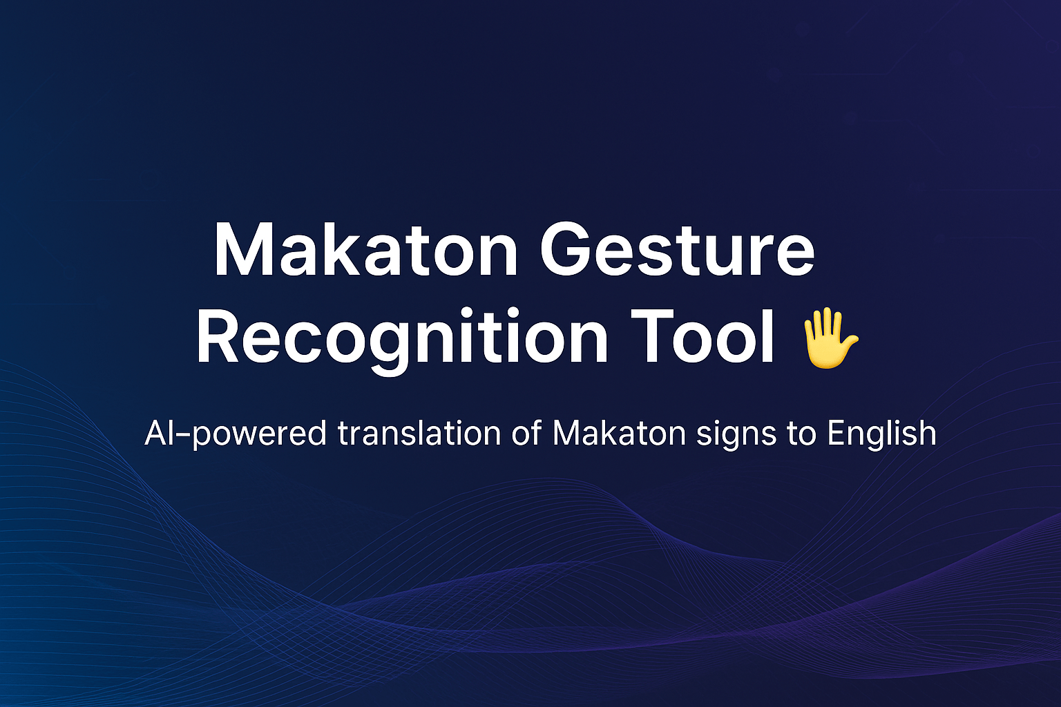 makaton-gesture-recognition