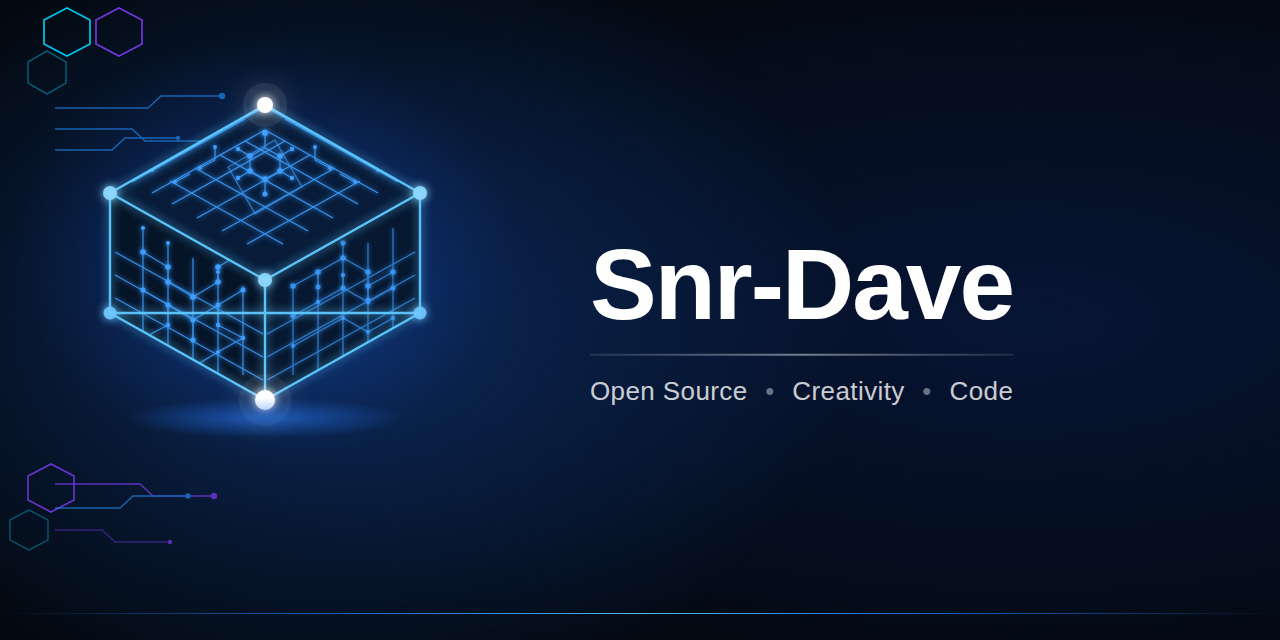 GitHub - Snr-Dave/Snr-Dave · GitHub