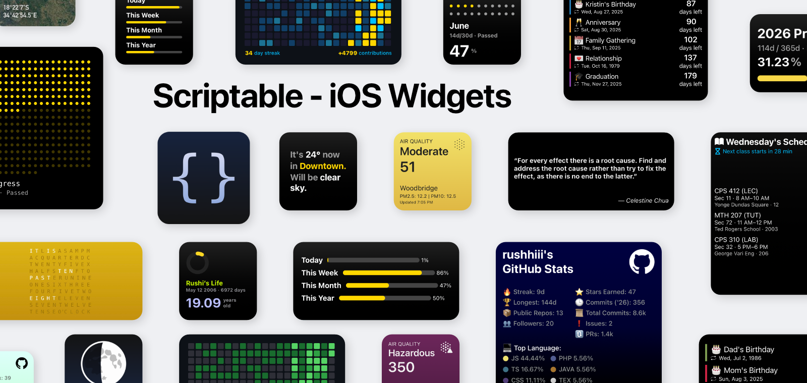 Scriptable-iOSWidgets