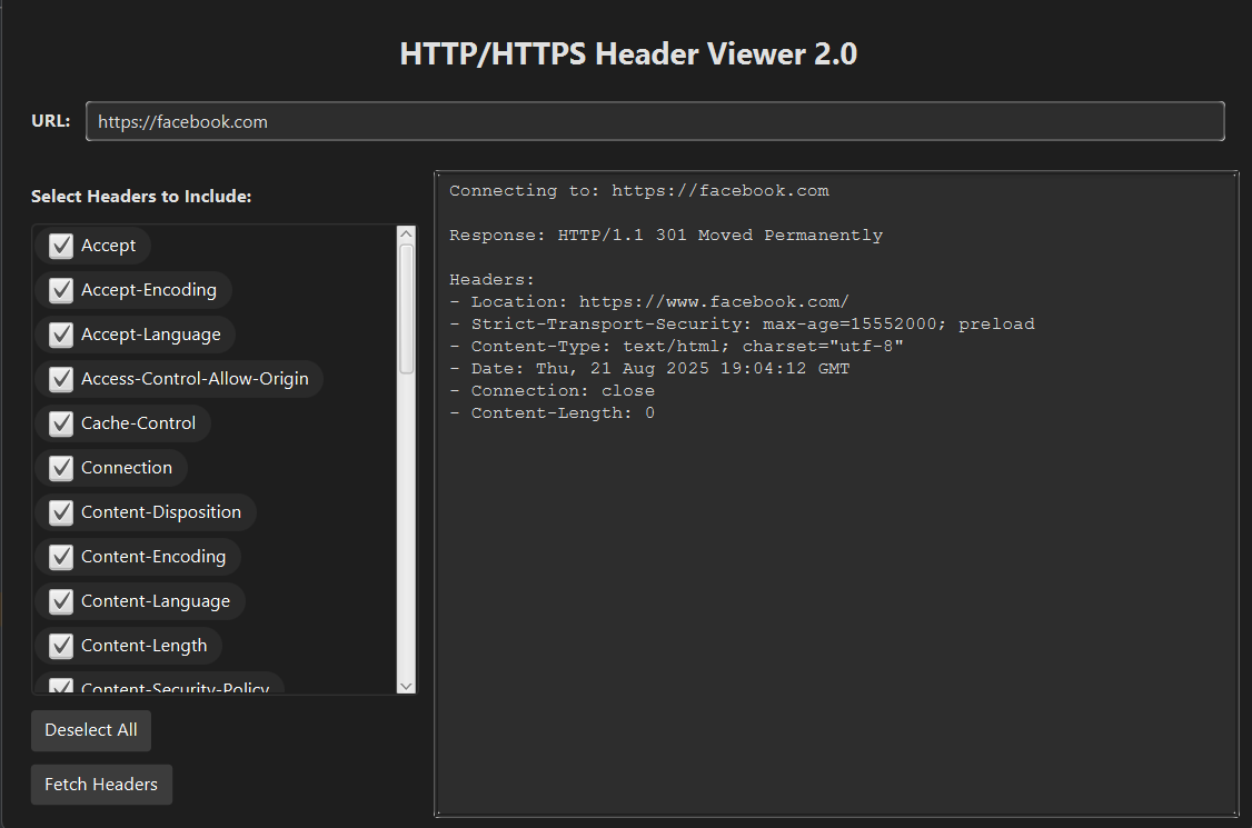 Http-Https-Header-Checker