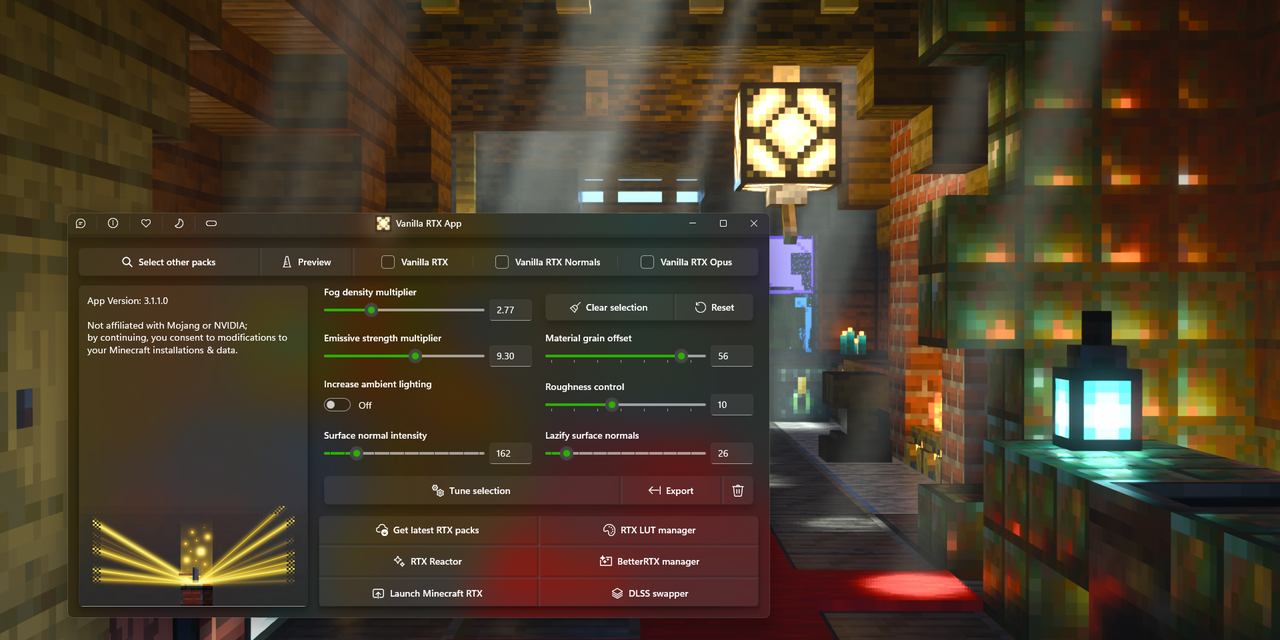 GitHub - Cubeir/Vanilla-RTX-App: Everything you'll ever need to access ...