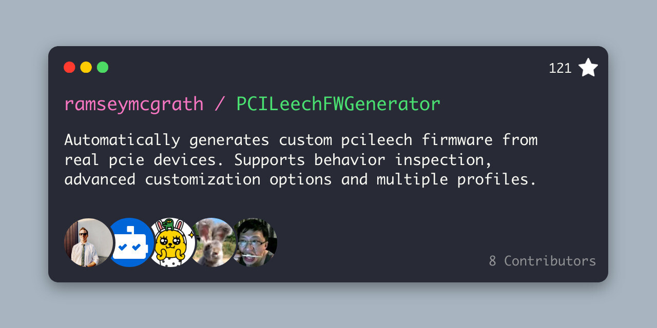 PCILeechFWGenerator
