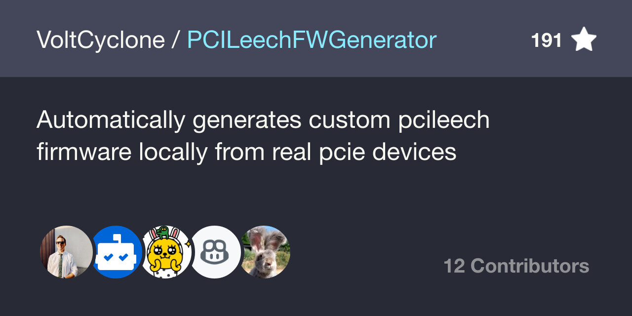 PCILeechFWGenerator