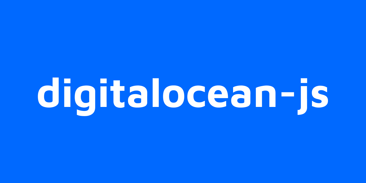 GitHub johnbwoodruff/digitaloceanjs JavaScript library for the DigitalOcean API