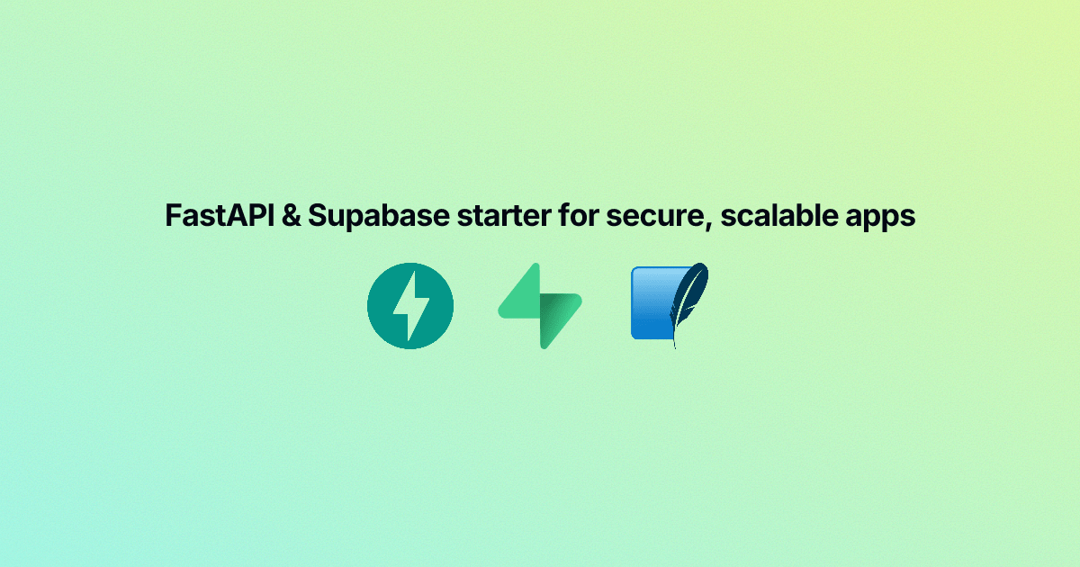 fastapi-supabase-starter