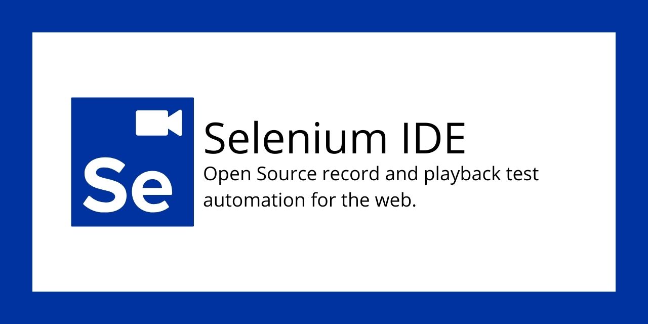 Selenium IDE