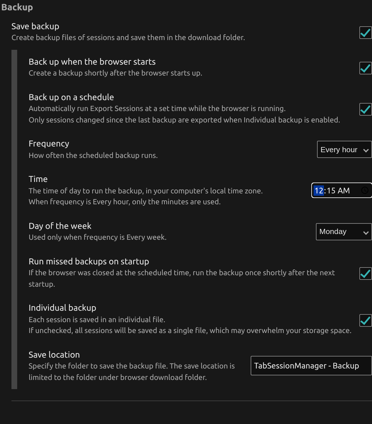 better-tab-session-manager