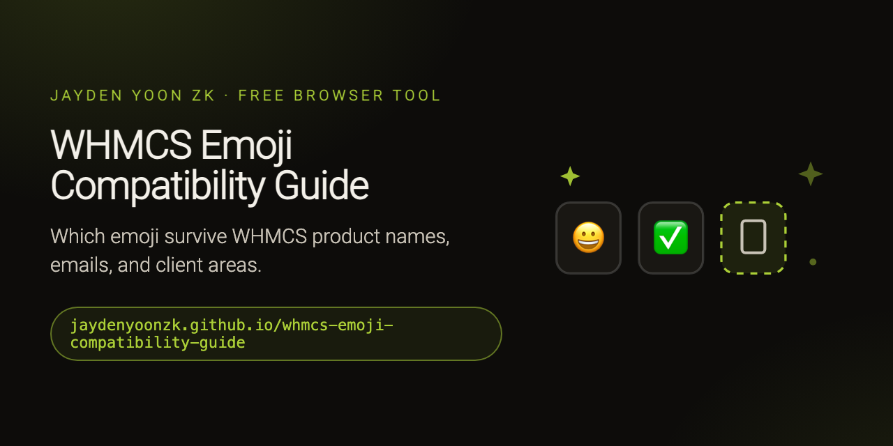 whmcs-emoji-compatibility-guide
