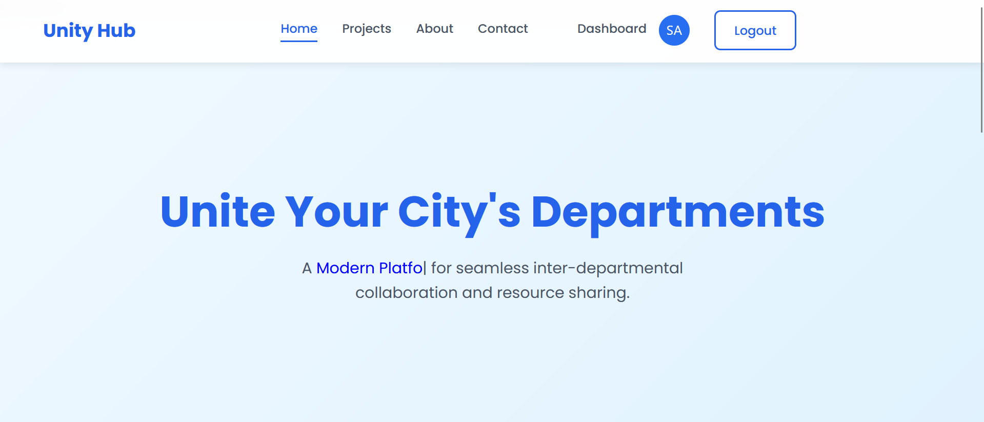 GitHub - sameergupta0803/Unity-Hub: A full-stack web portal to manage ...